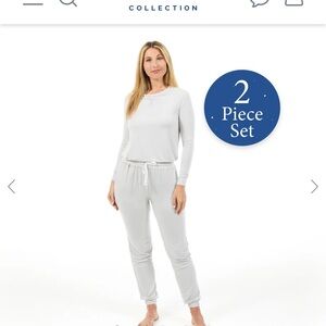 Women's Soft Gray Pajama Set